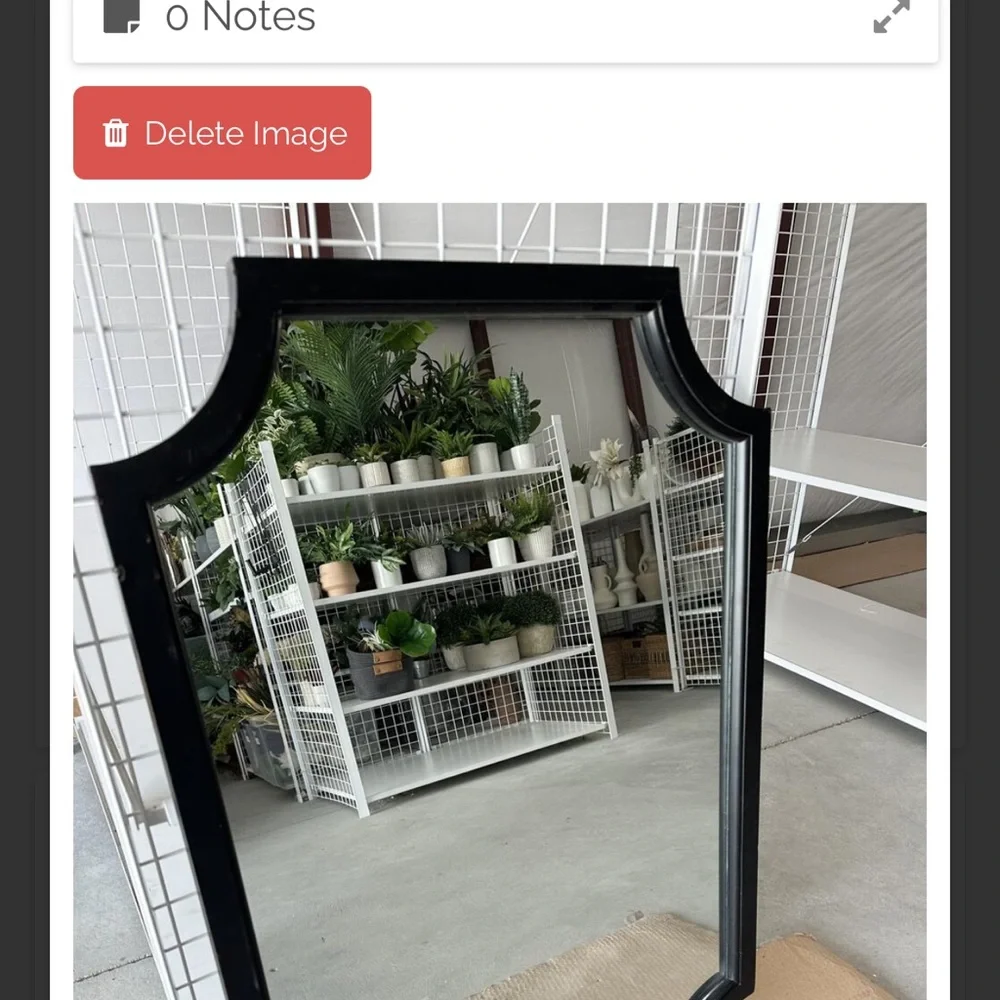 Elegant Black Wall Mirror